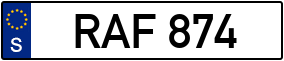 Truck License Plate
